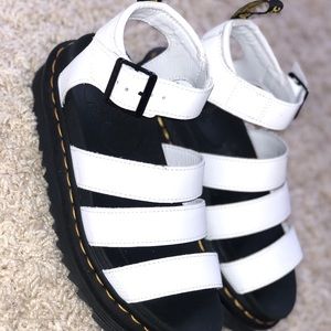 White Dr. Marten sandals size 6